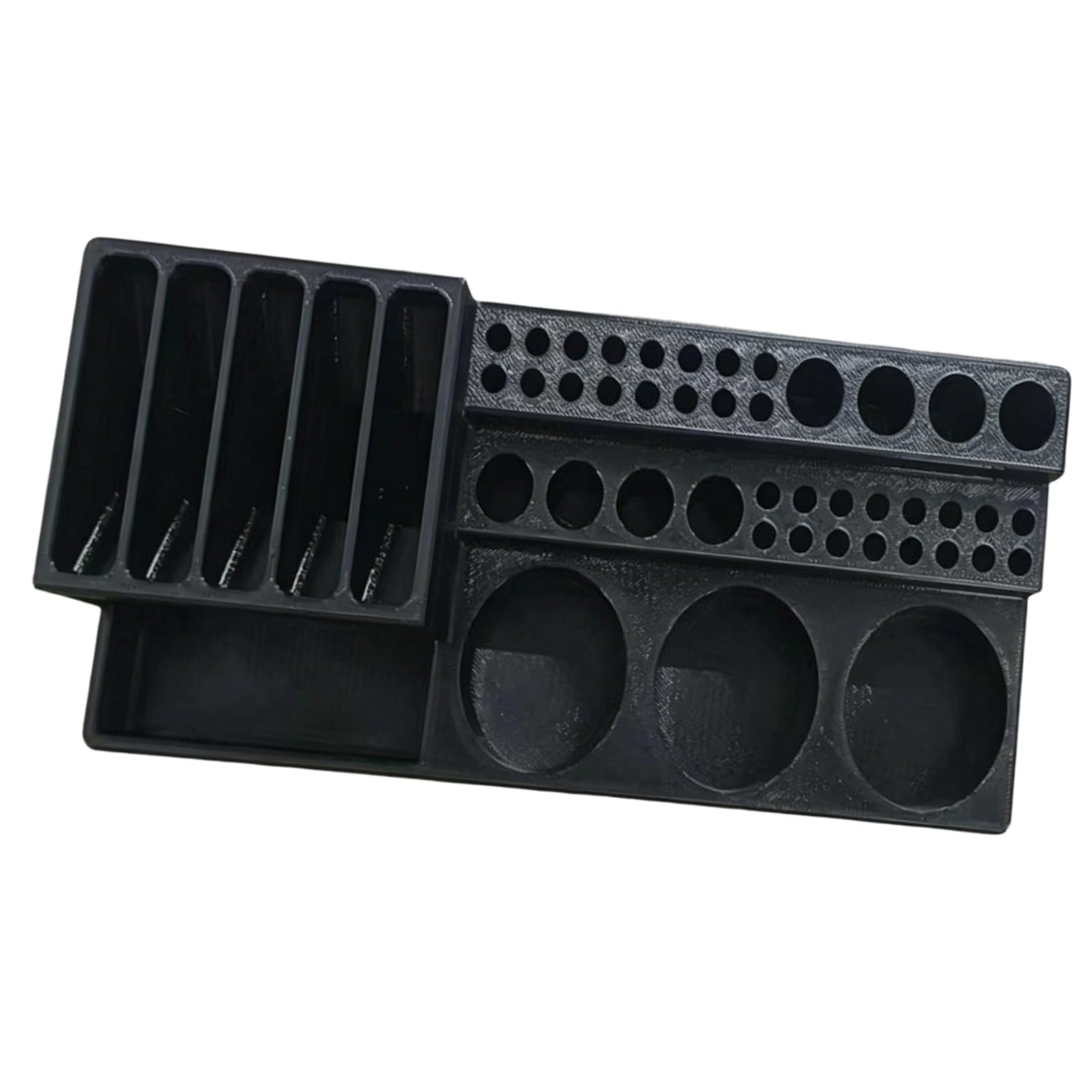 Kalttoy Black Professional Tool Organizers Box Featuring Sturdy Petg Construction And Smart Layout Container For Efficient Workspaces Printed Tool Planner