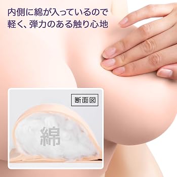 Amazon.co.jp: [クラッセ] トップなし もちもちシリコンバスト 綿充填
