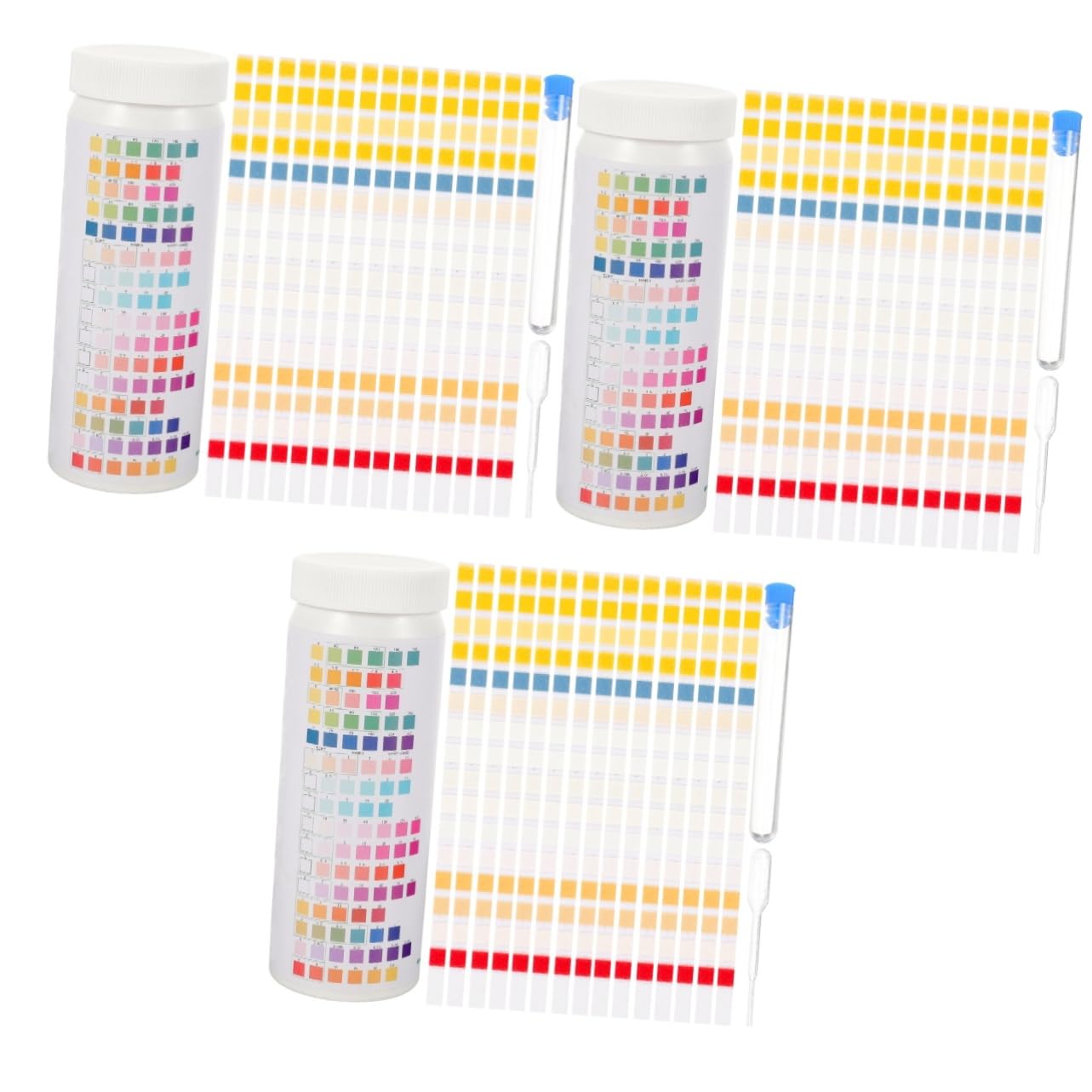 INOOMP 150stücke Trinkwasser Teststreifen Wasserqualitätstest Präzise Und Einfach Zu Bedienen Für Leitungs Und Trinkwasseranalysen Inklusive Pipette Und Reagenzglas Zuverlässig Und