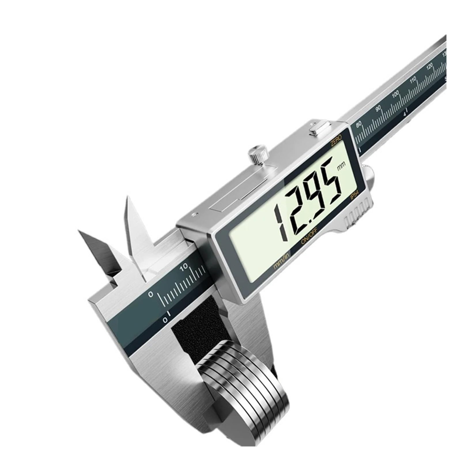 IP54 Elektroniczny Wyświetlacz Cyfrowy Suwmiarki 0-150/200/300mm Suwmiarka Pełnoekranowa Ze Stali Nierdzewnej HD Precyzyjne Pomiary Bez Wysiłku(0-150mm)