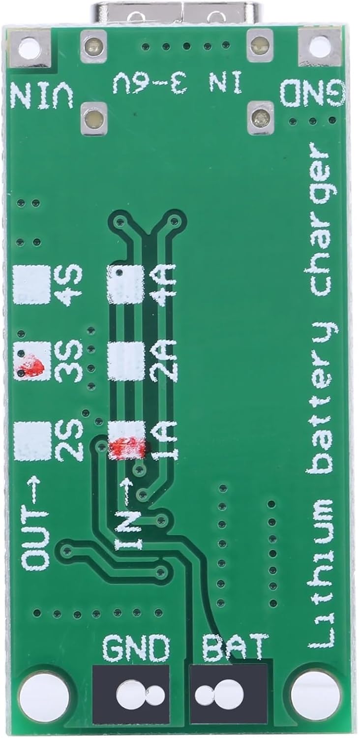 DC 3‑6V Step Up Boost Li-ion Battery Charger Module Plastic Battery Charger Board DDTCCRUB 3S-1A Battery Charger Board