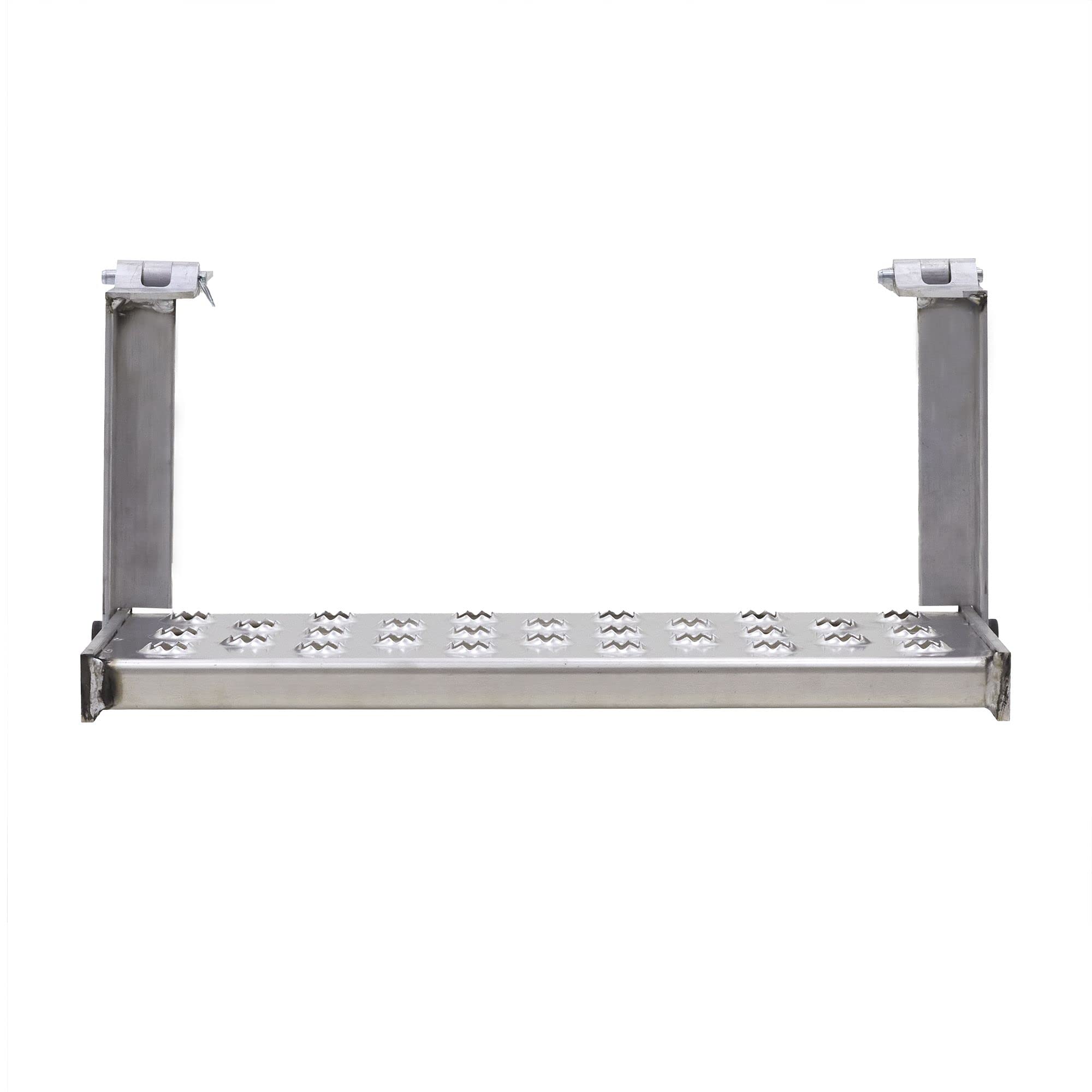 HD Ramps Duży stopień przyczepy, 66 cm, nośność 158,8 kg | Składa się, aluminiowa konstrukcja, kołki szybkiego zwalniania do usunięcia w razie potrzeby