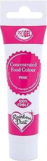 Rainbow Dust ProGel Professional Food Colouring (Pink, 25g)