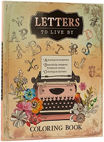 Letters to Live By: An Inspirational Teen and Adult Coloring Book with Scripture