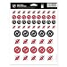 Wincraft NHL New Jersey Devils Vinyl Sticker Sheet, 8.5" x 11"