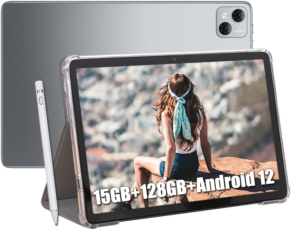 DOOGEE T10 Tablet 10,1 pollici Android 12, 15GB RAM+128GB ROM(TF 1TB), TÜV SÜD Rheinland Protezione Occhi, 2 Altoparlanti Hi-Res Audio, 8300mAh, 13MP+8MP, 2.4/5G WiFi + Dual 4G LTE, GPS,OTG, Blu DOOGEE T10 Tablet 10,1 pollici Android 12, 15GB RAM+128GB ROM(TF 1TB), TÜV SÜD Rheinland Protezione Occhi, 2 Altoparlanti Hi-Res Audio, 8300mAh, 13MP+8MP, 2.4/5G WiFi + Dual 4G LTE, GPS,OTG, Blu