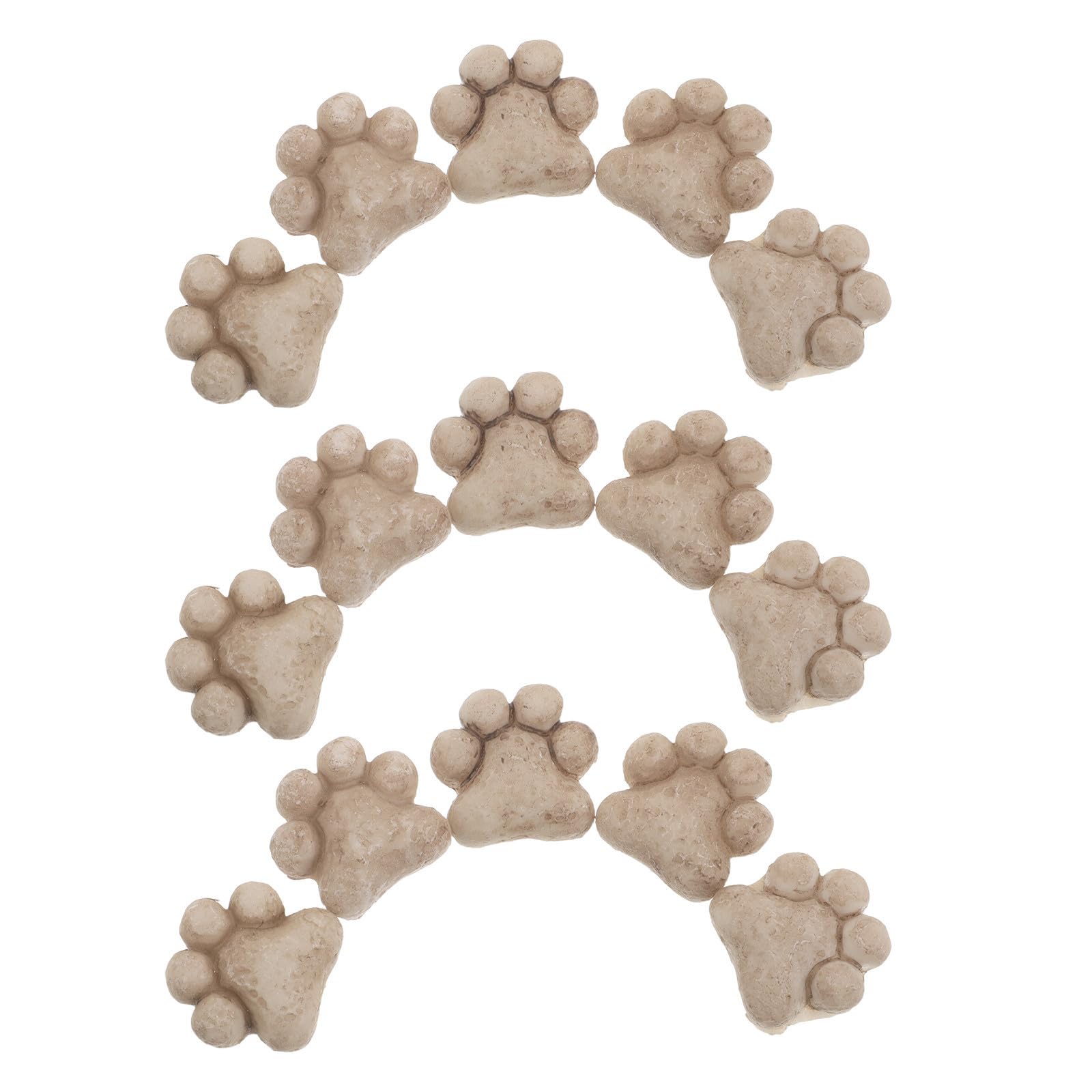 Patas de gato en resina resistentes al clima, adornos versátiles para macetas de exterior