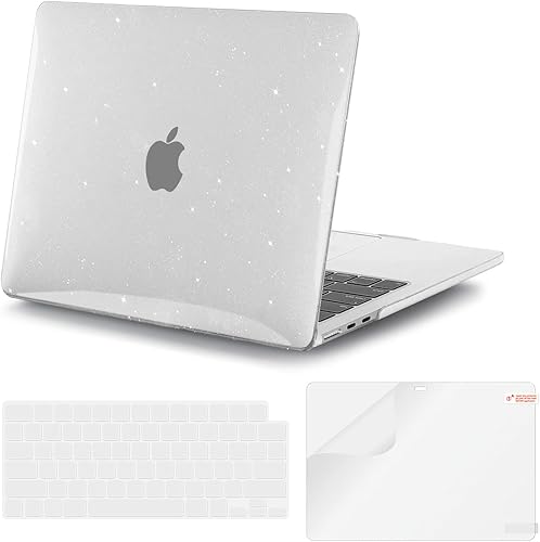 iCasso Funda para MacBook Air de 13 pulgadas 2025 2024-2022 Release M4 A3240 M3 A3113 A2681 M2 con pantalla de retina líquida, carcasa de plástico