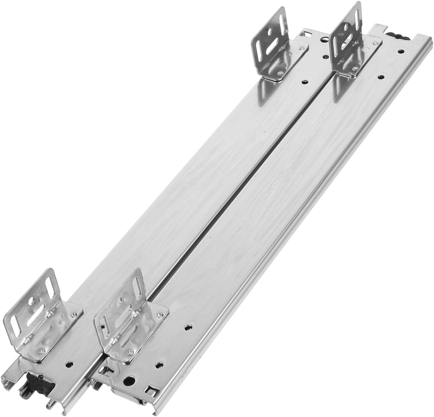 Heavy Duty 14 Inch Drawer Slides Soft Close, Full Extension Ball Bearing Cabinet Drawer Rails for Kitchen and Furniture, 2pcs Pull Out Slide Rail Hardware