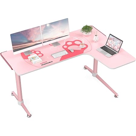 Black and pink gaming desk Outlet