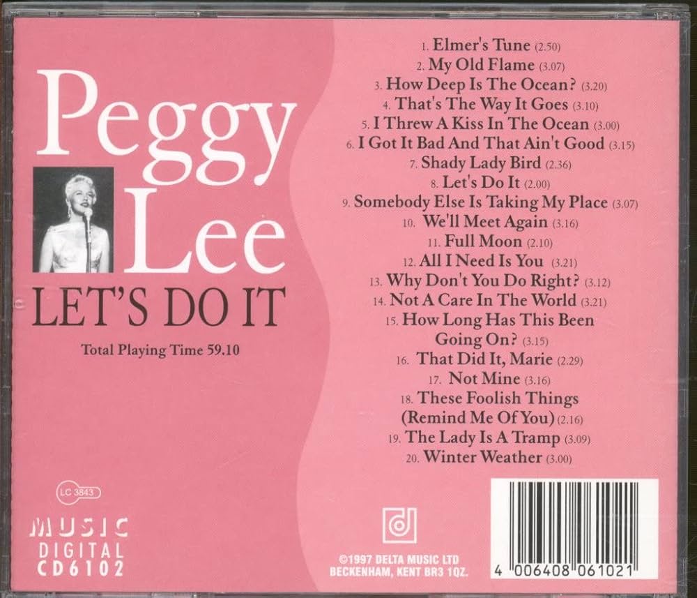 ペギー・リー Let&#39;s Do It [CD] Peggy Lee - Let's Do It (1997) for sale online | eBay