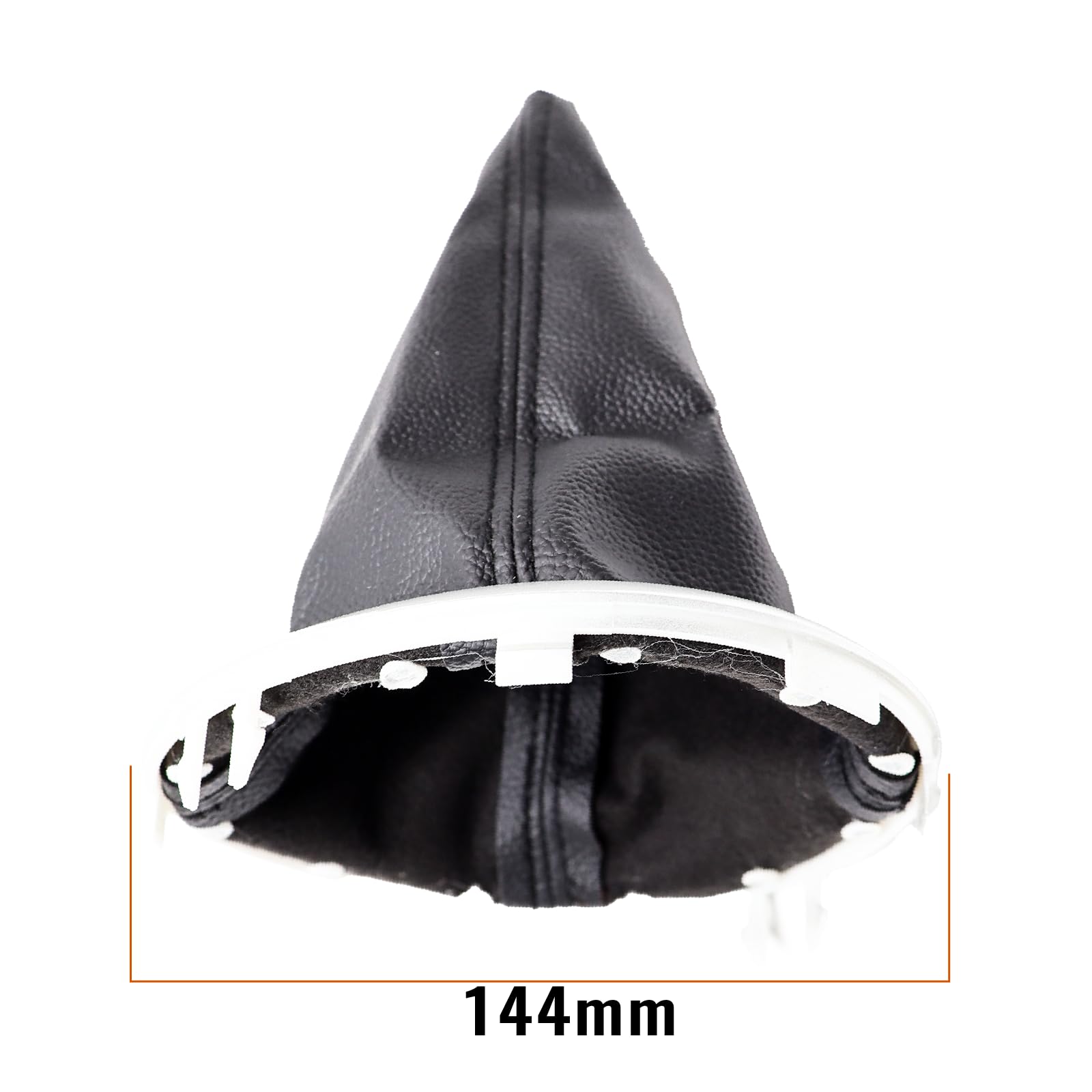 Kit Soufflet Levier Vitesses 1606400280 pour Citroën C3 2003-2009 Avec Anneau de Retenue Cadre 7589T8 Masque Cadre Extérieur Argenté 7589V0