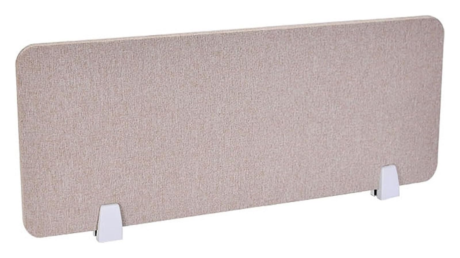 KLGFBDC Beige Acoustic Office Partition Panels 60x30cm s for Noise Reduction & Visual Distraction Perfect for Workspaces Schools & Collaborative Areas