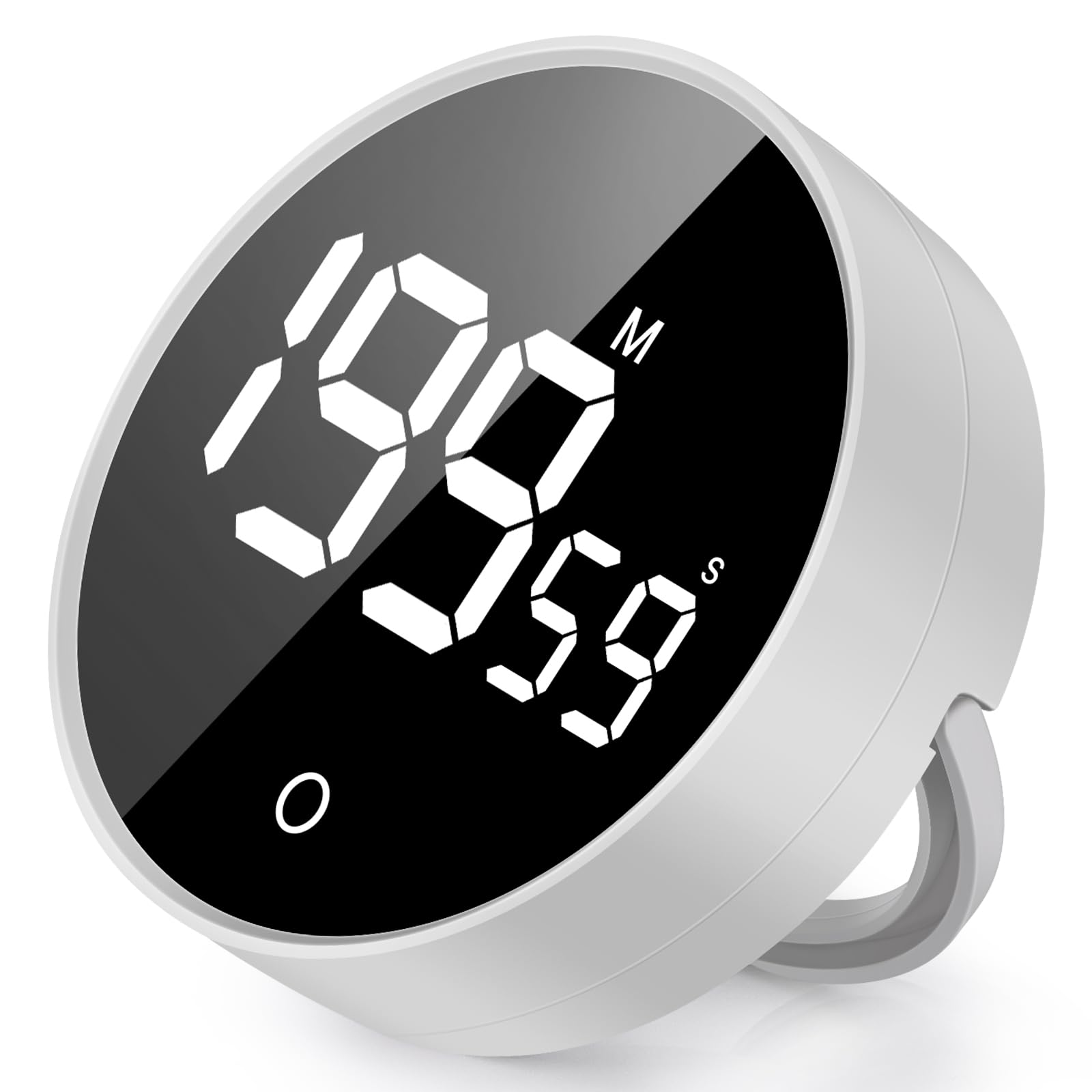 Temporizador digital de cocina con dos niveles de brillo y fijación magnética fuerte