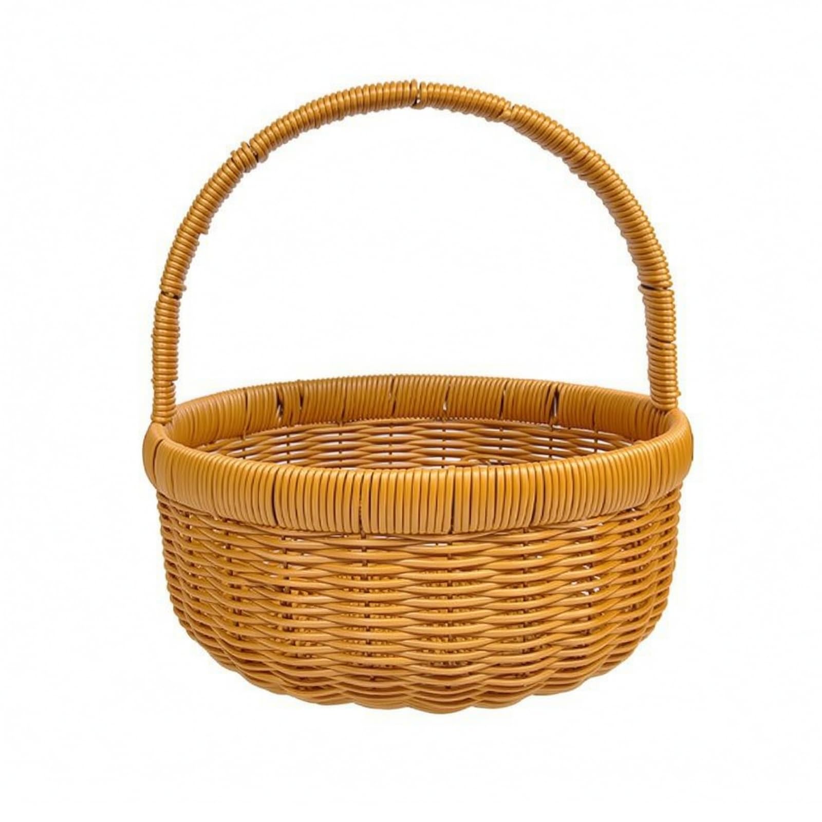 Panier Rond avec Anse Portable, 34cmx15cm