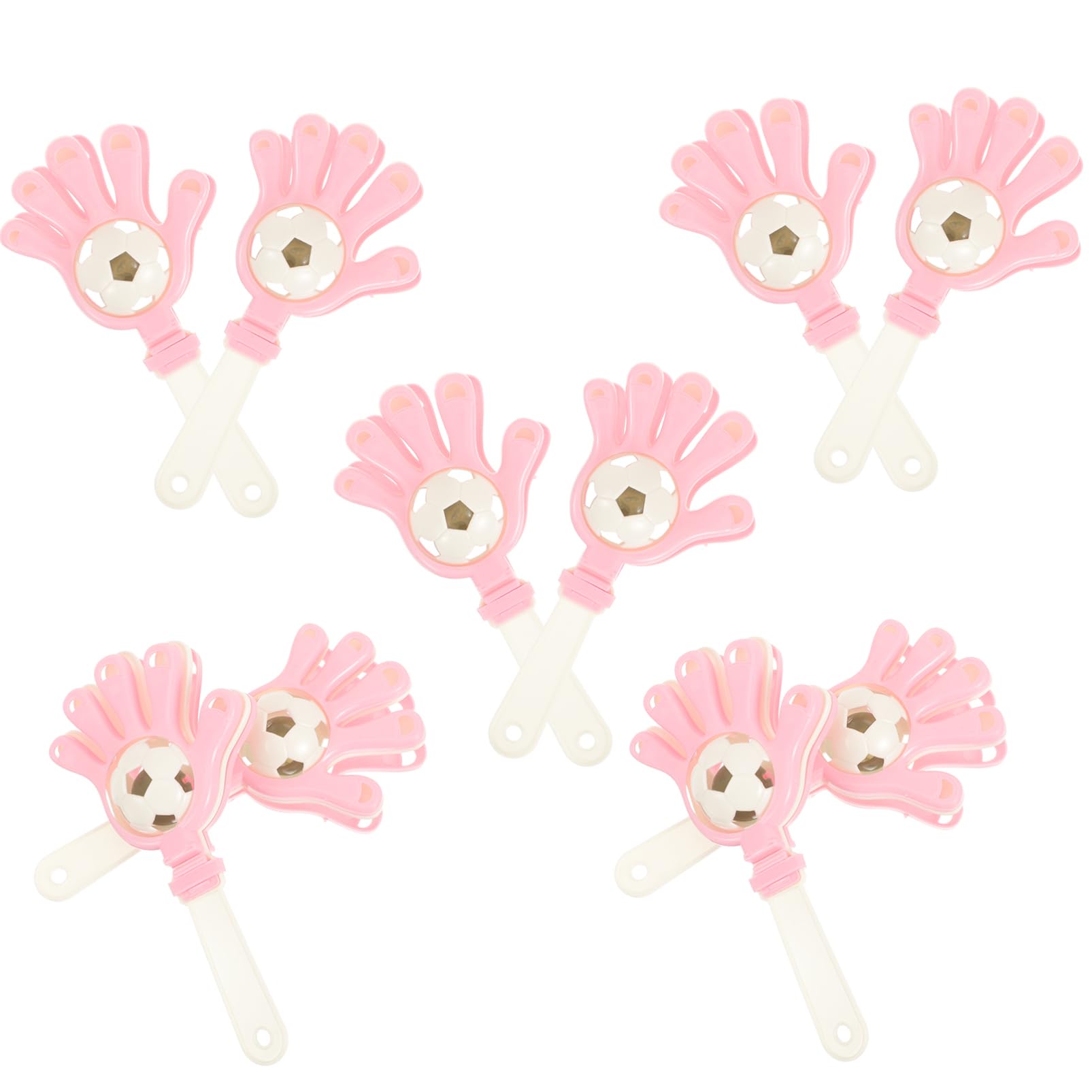 Yardwe Cheering Props Hand Bells for Parties Hand Bell Clappers Party Favors Clappers Random Color