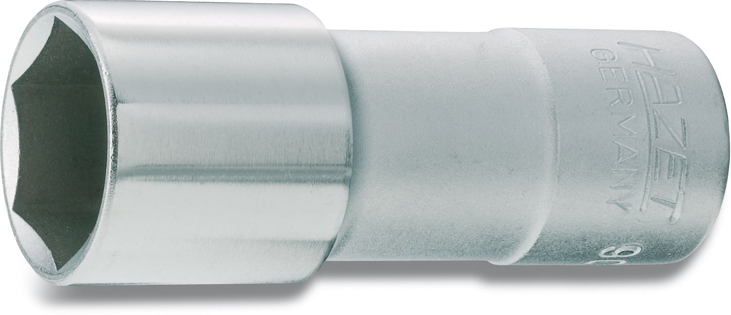 HAZET 900AMGT 71 mm Hexagon Profile Spark Plug Socket - Chrome-Plated/Polished