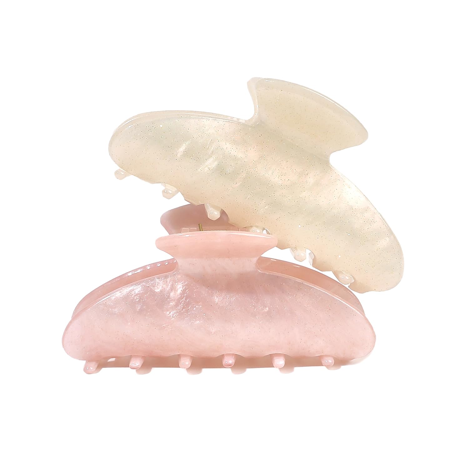 Polka Dot Hair Claw Clips - Strong Hold -8 Polka Dot Hair Claw Clips - Strong Hold -8