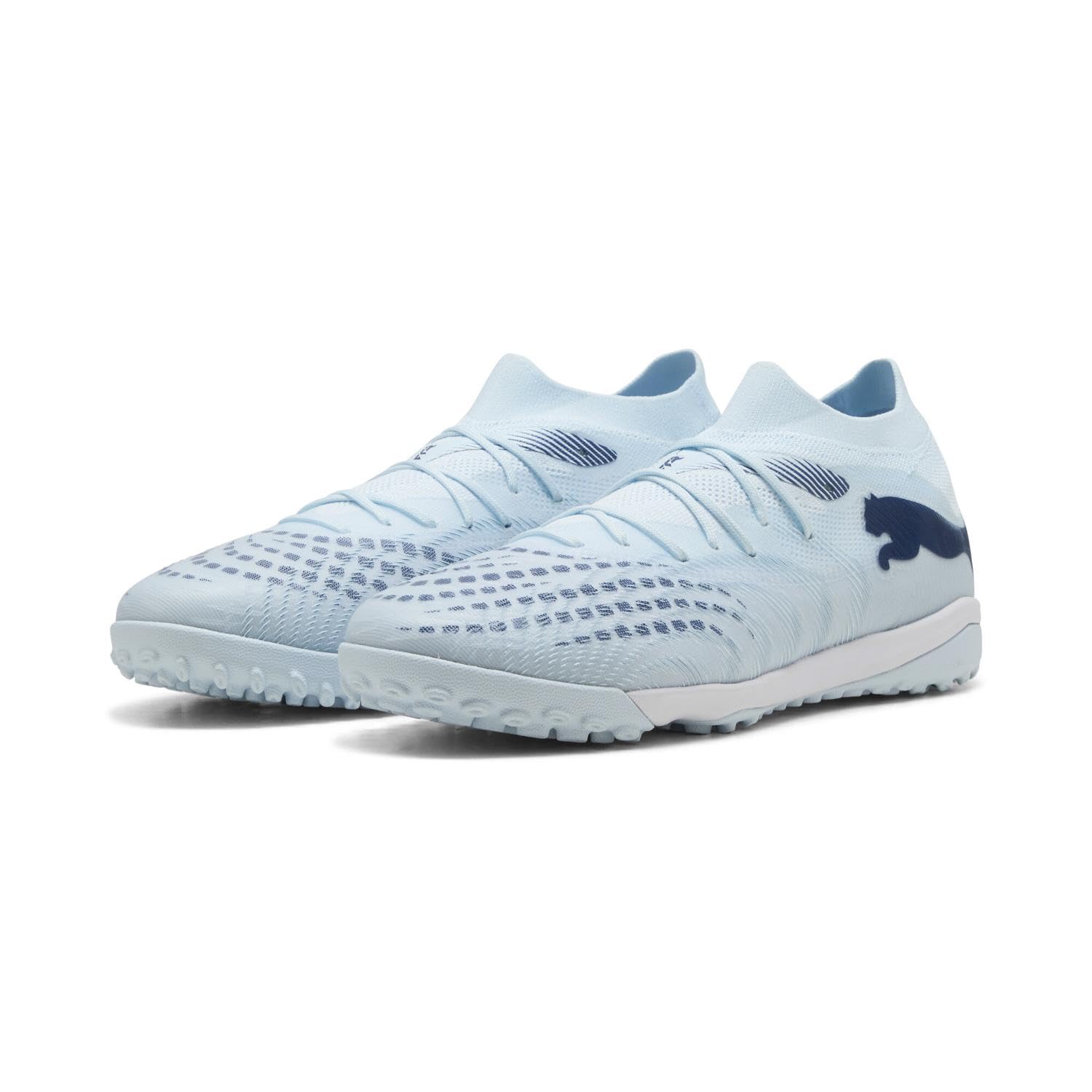 PUMA Unisex Future 9 Match Turf Football Boots, ICY Blue-Blue Jewel, 9 UK