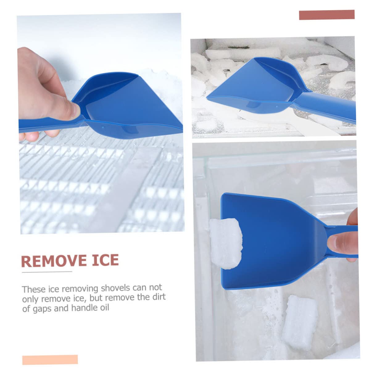 Raschietto Per Ghiaccio 2 Pezzi Mondo Casa - Per Frigorifero, Congelatore E Auto, In PVC Resistente - Foto 4