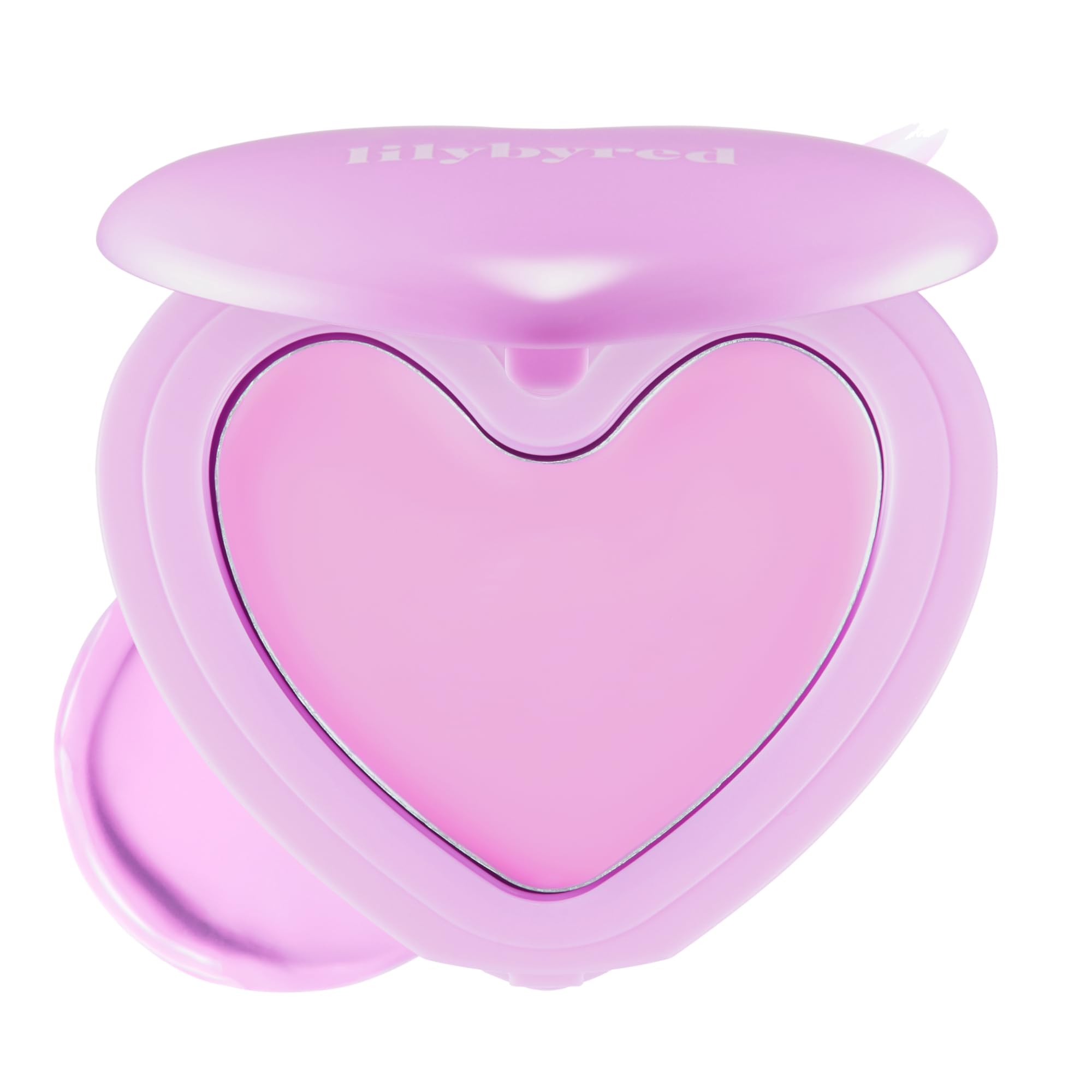 lilybyred Luv Beam Cheek Balm | Heart-Shaped Korean Cream Blush, Semi-Matte, Healthy Glow, Long-Lasting, Blendable & Buildable, Lightweight, Natural-Looking Color, 0.12 oz (05 Cheeky Lavender)