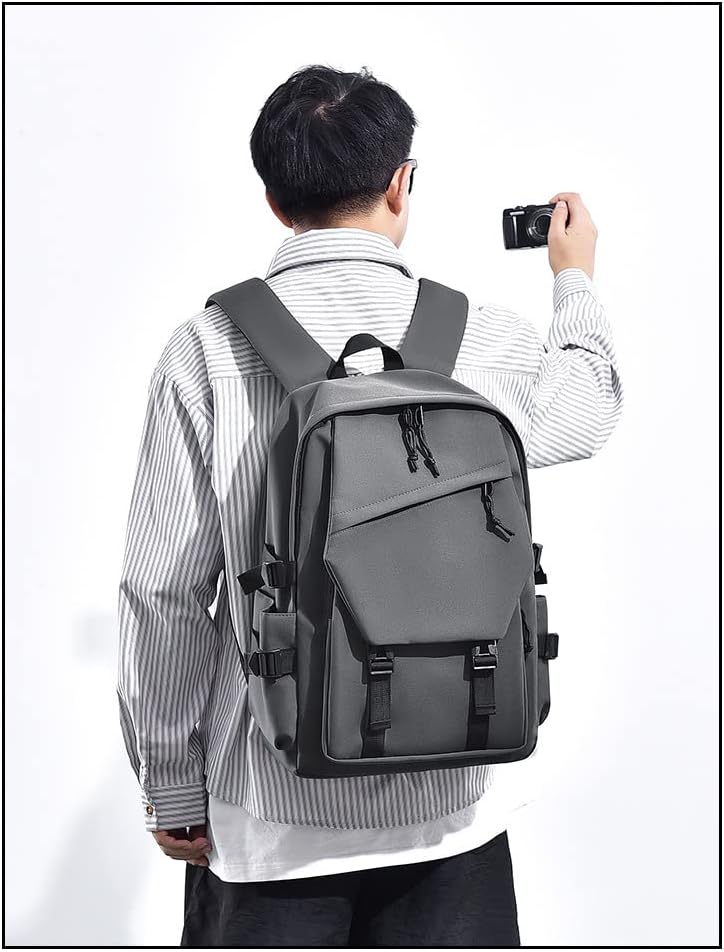 Leisure, College Backpack, Outdoor Travel Backpack, Stylish Lightweight Backpack. (Grey)