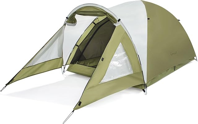 Clostnature Tente de camping avec porche - Tente imperméable 2/4 personnes pour le camping, Installation facile Deux/Quatre personnes pour la famille, Extérieur, Randonnée