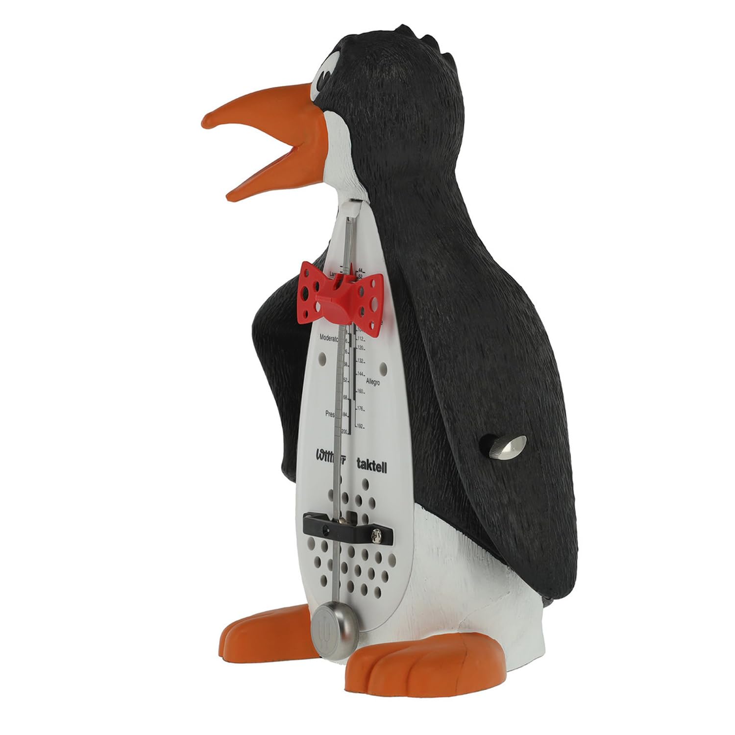 Wittner Pinguin 839011 mechanisch aufziehbares Metronom mit keepdrum Mikrofasertuch