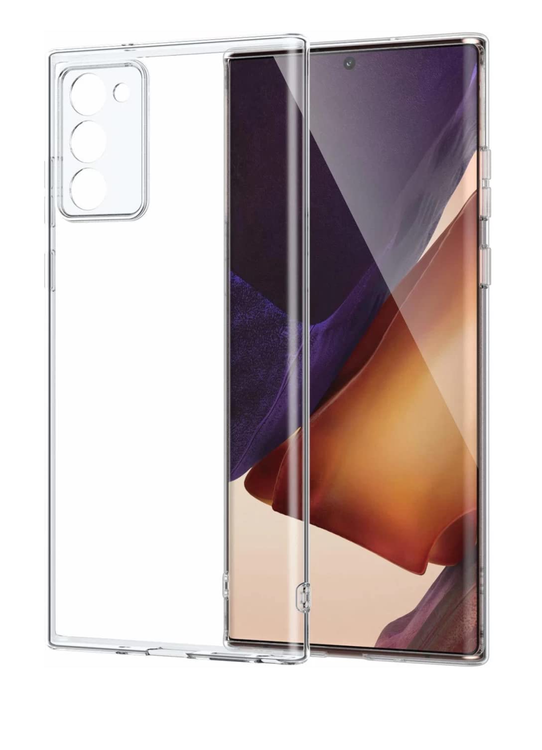 Amazon Brand - Solimo Bumper for Samsung Galaxy Note 20 Ultra (Silicone_Clear) (B08XXSRQSB) Amazon Price History, Amazon Price Tracker