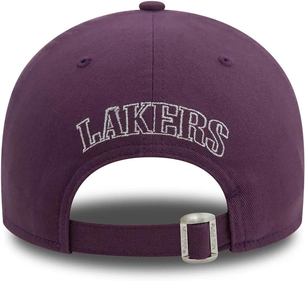 New Era NBA 9FORTY Metallic Outline Cap Los Angeles Lakers Purple, purple, One Size