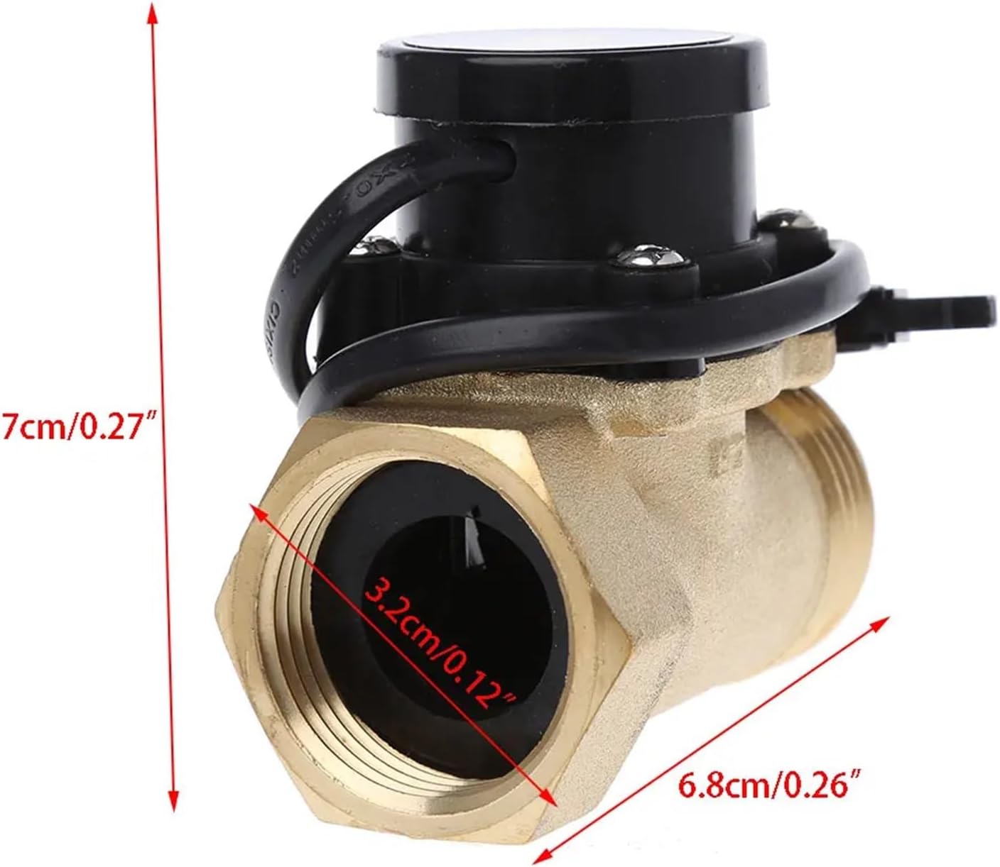 Sensor Water Pump Flow Switch 1 Inch Magnetic Automatic Control Pump Switch with G1 Thread 200W Copper Water Pump Switch