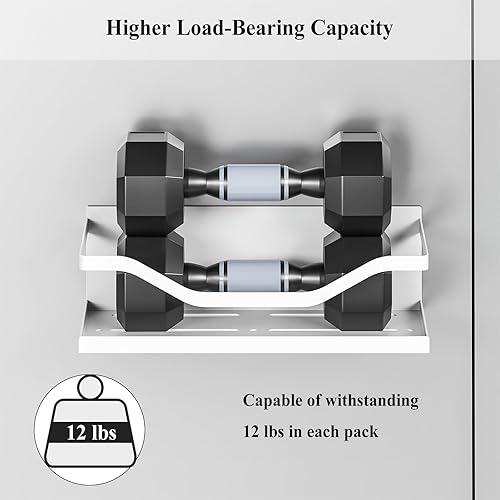 Miniatura 4 de SHINEWON Estante magnético para especias para refrigerador, estante magnético para refrigerador con 8 ganchos, estante magnético de cocina, estante