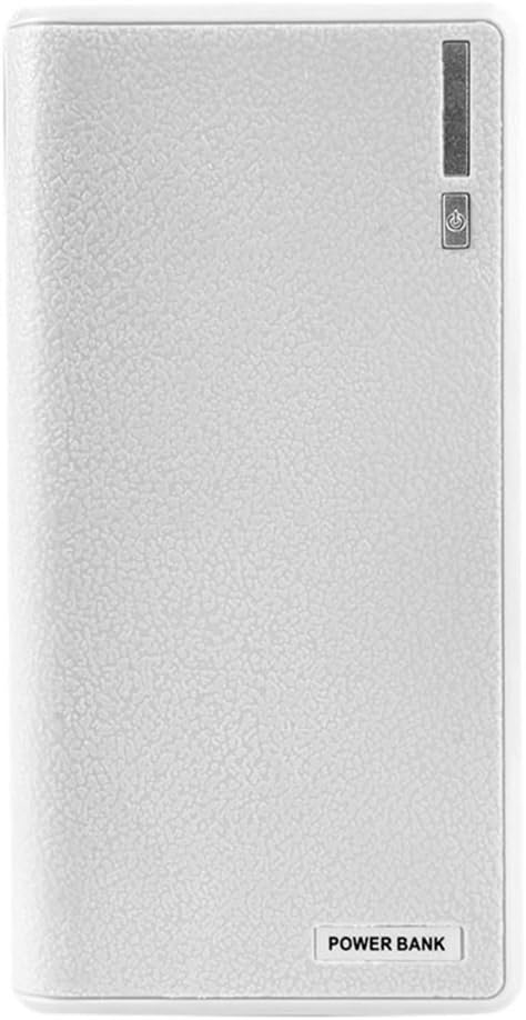 Power Bank Fast Charging,USB Power Bank 6x 18650 External Backup Battery Charger Box Case,Travel Essentials