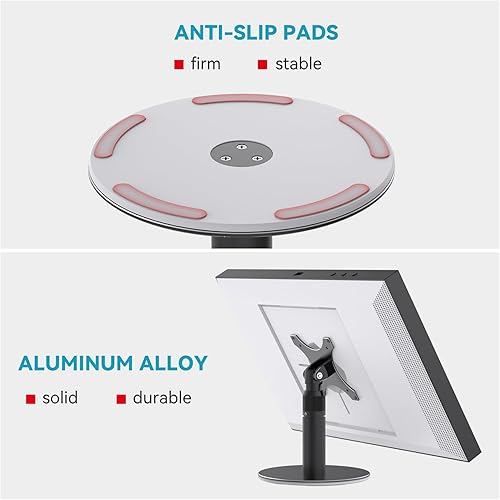 Miniatura 3 de Soporte para Echo Show 21 y 15 (1ª, 2ª generación), soporte ajustable, soporte de mesa de metal, soporte de escritorio inclinable Alexa Show 15