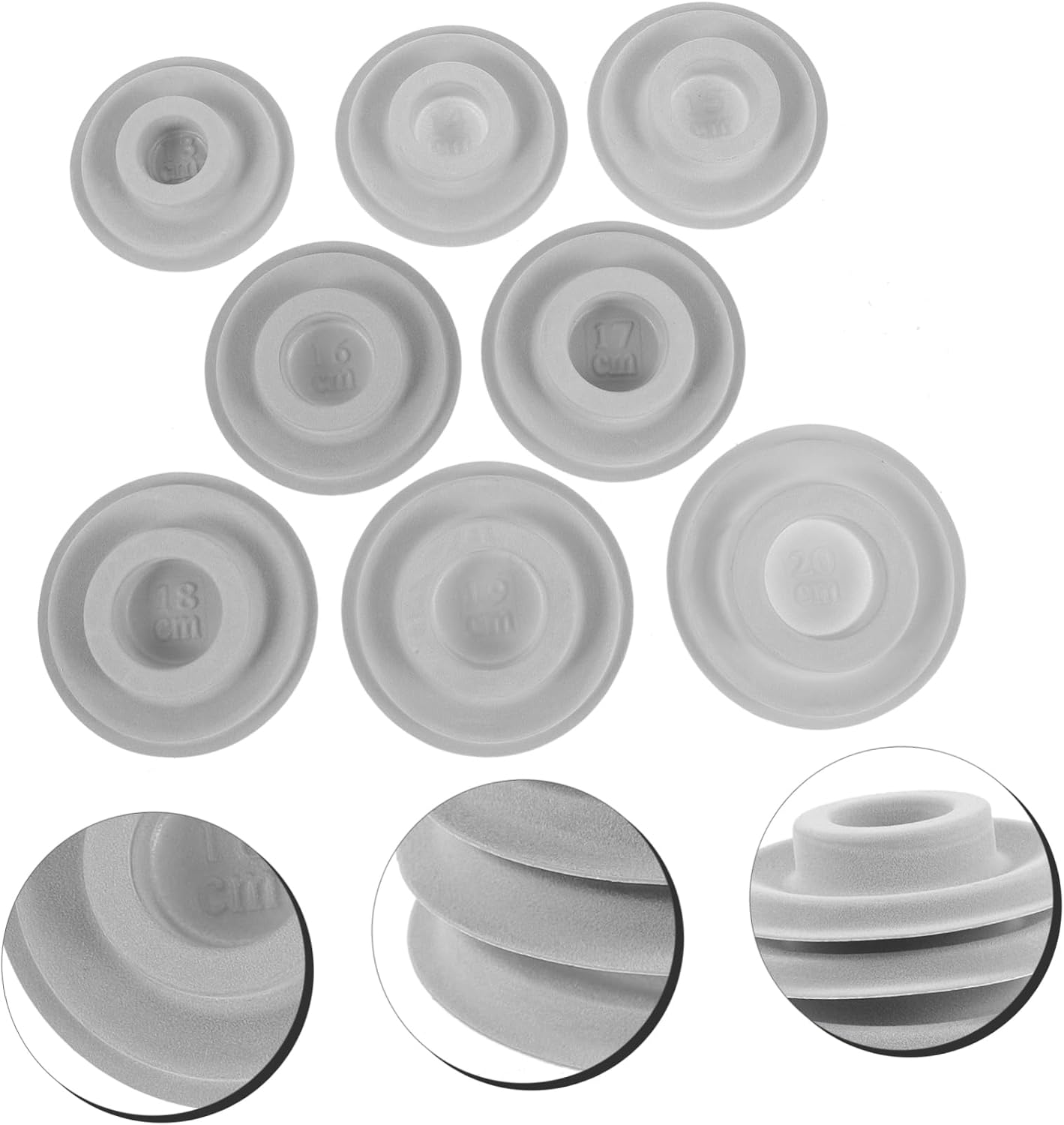 PLAFOPE 8pcs Bead Design Board for Jewelry Making Durable Beading Tray with Measurement Channels for Crafting Necklaces and Bracelets Multi-Functional DIY Tool