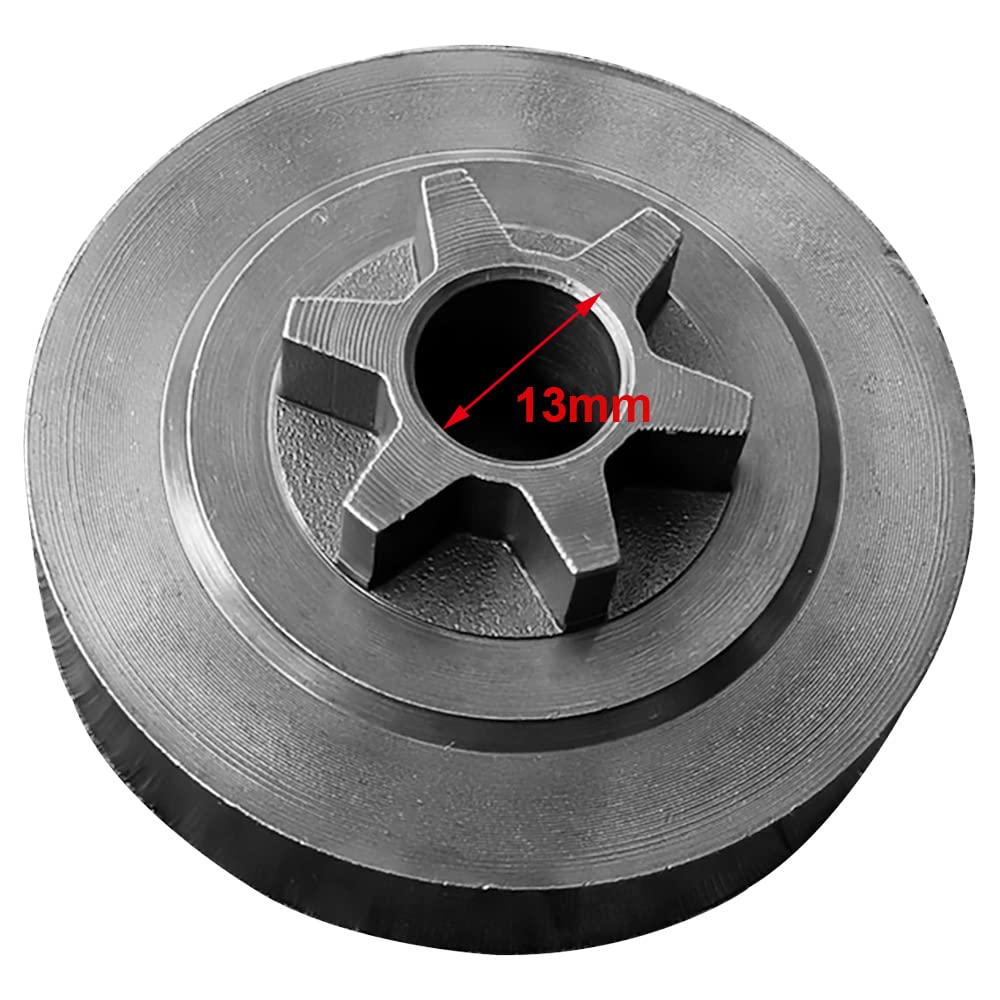 Realman 117500539131 Pignon d'embrayage 3/8" LP x 6 dents pour tronçonneuse Echo CS-300 CS-3000 CS-305 CS- CS-330T CS-340 CS-3400 CS-3450 CS-346 CS-350 CS-350 CS-350 CS- S-35000 CS-350T CS-360T Oregon