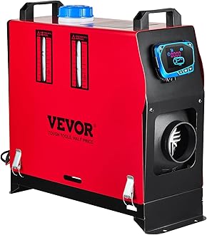 VEVOR 8KW Diesel Air Heater Muffler Diesel Heater 12V 8000W Diesel Parking Heater Remote Control Remote Control with LCD Switch for Car Bus Trucks and Boats