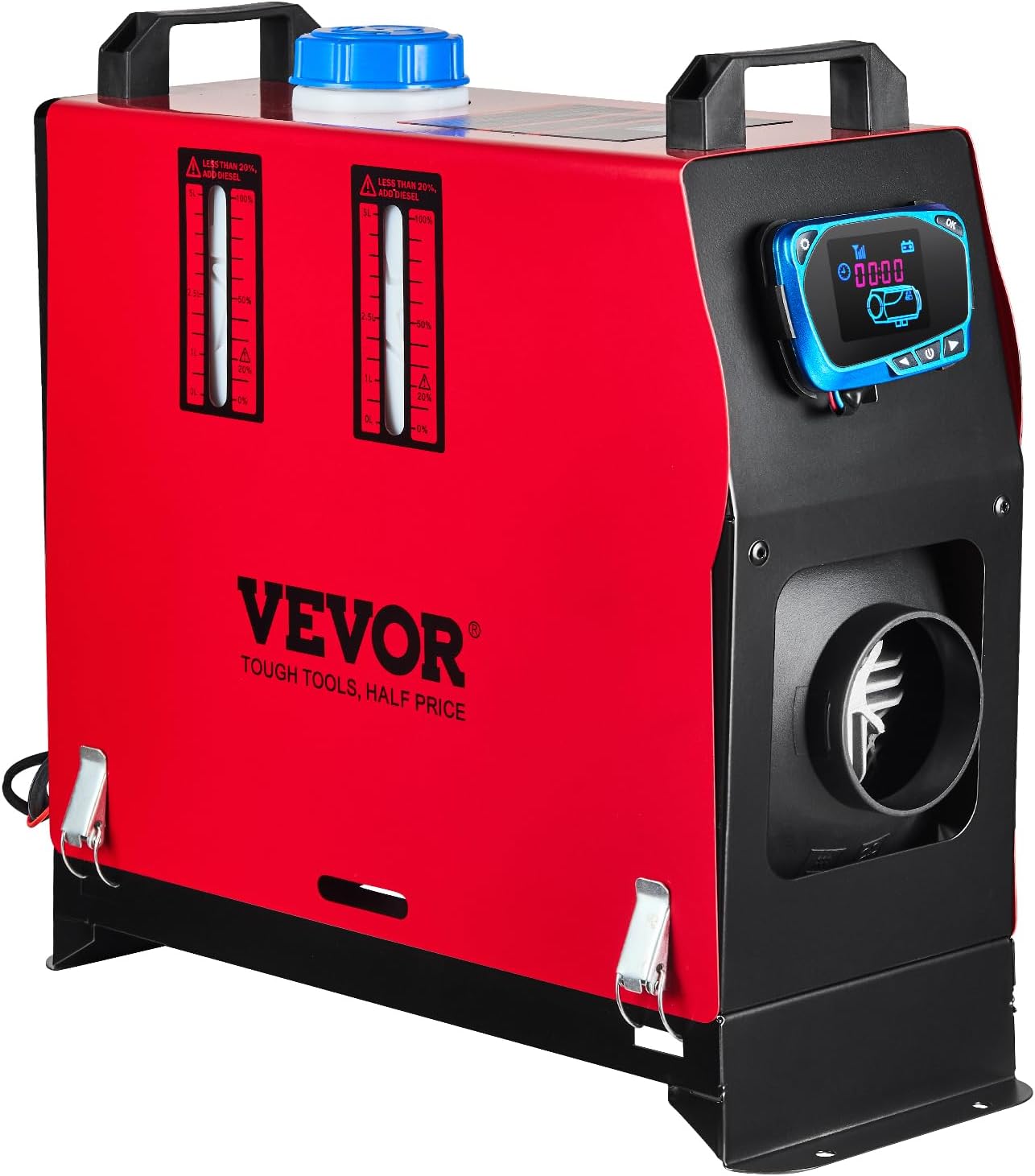 VEVOR 8KW Diesel Air Heater Muffler Diesel Heater 12V 8000W Diesel Parking Heater Remote Control Remote Control with LCD Switch for Car Bus Trucks Motor-Home and Boats