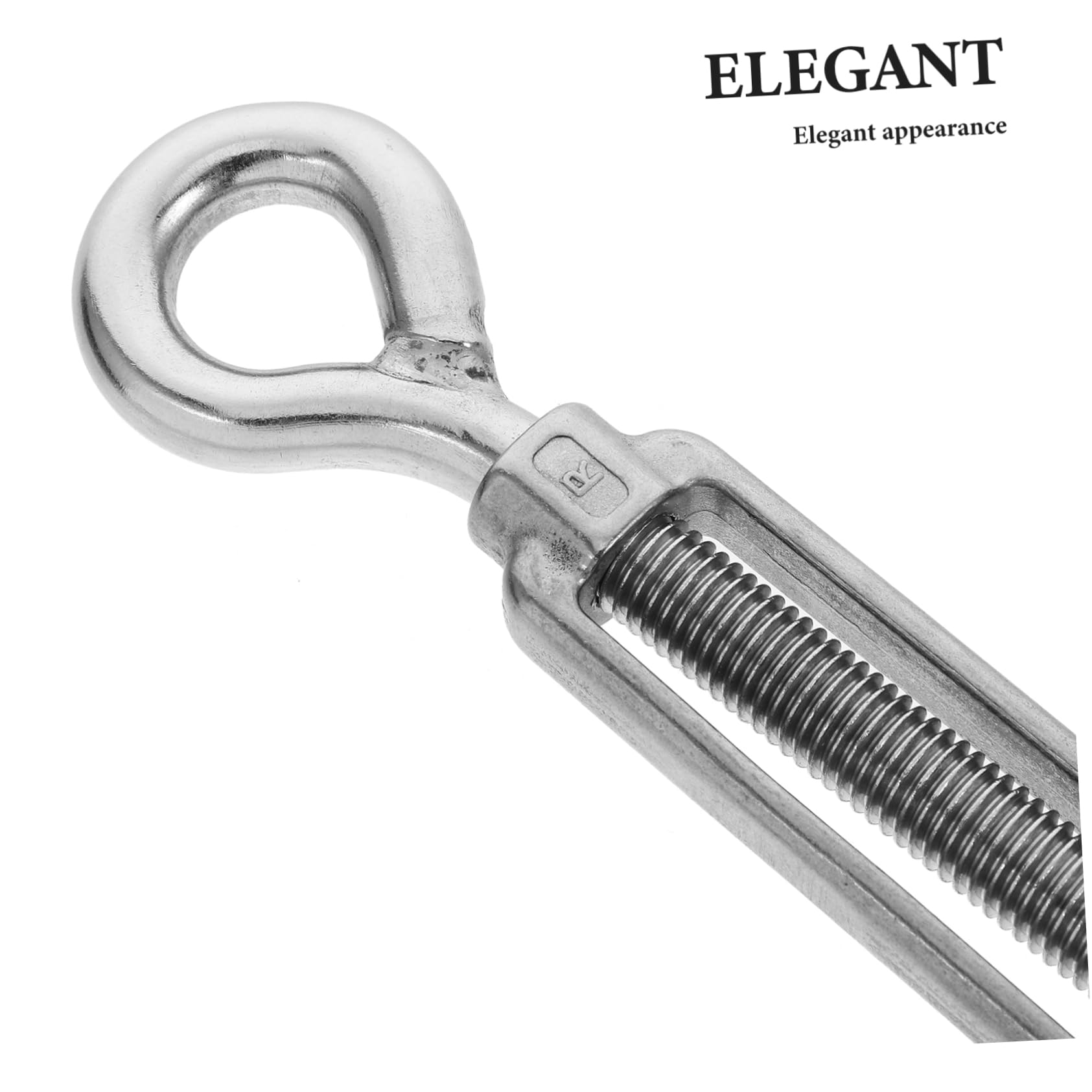 Homoyoyo Tenditore a Corpo Aperto in Acciaio Inox per Rigging | Argento, Serraggio Sicuro e Componente Removibile, Adatto a Progetti DIY e Miglioramenti Domestici