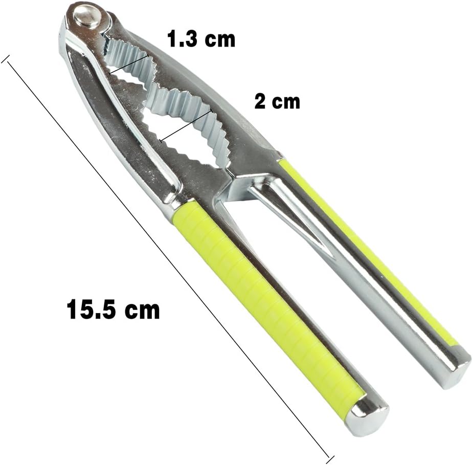 Fani Nut Crackers Walnut Cracker Heavy Duty Shell Cracker Seafood Cracker Walnut Opener Tool with Non-Slip Handle: Home & Kitchen