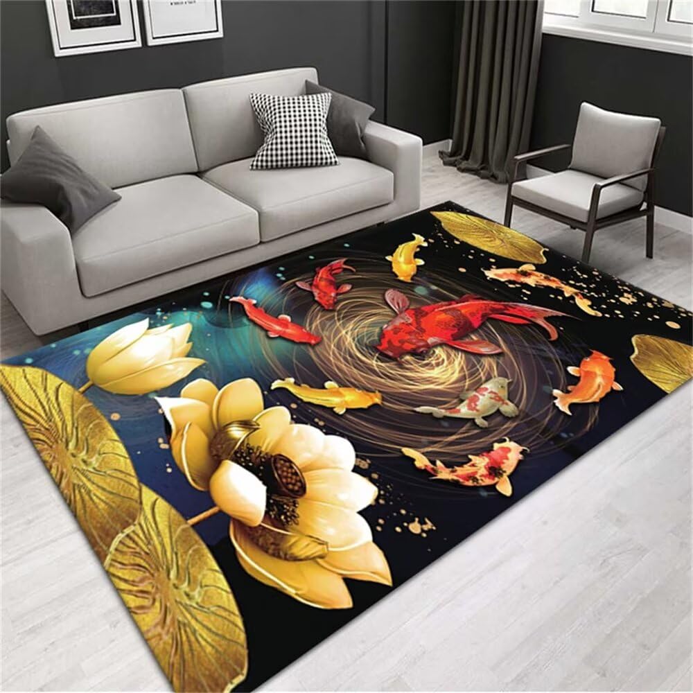 Alfombra de pasillo decoracion salon modernos para proteger suelos frios con color