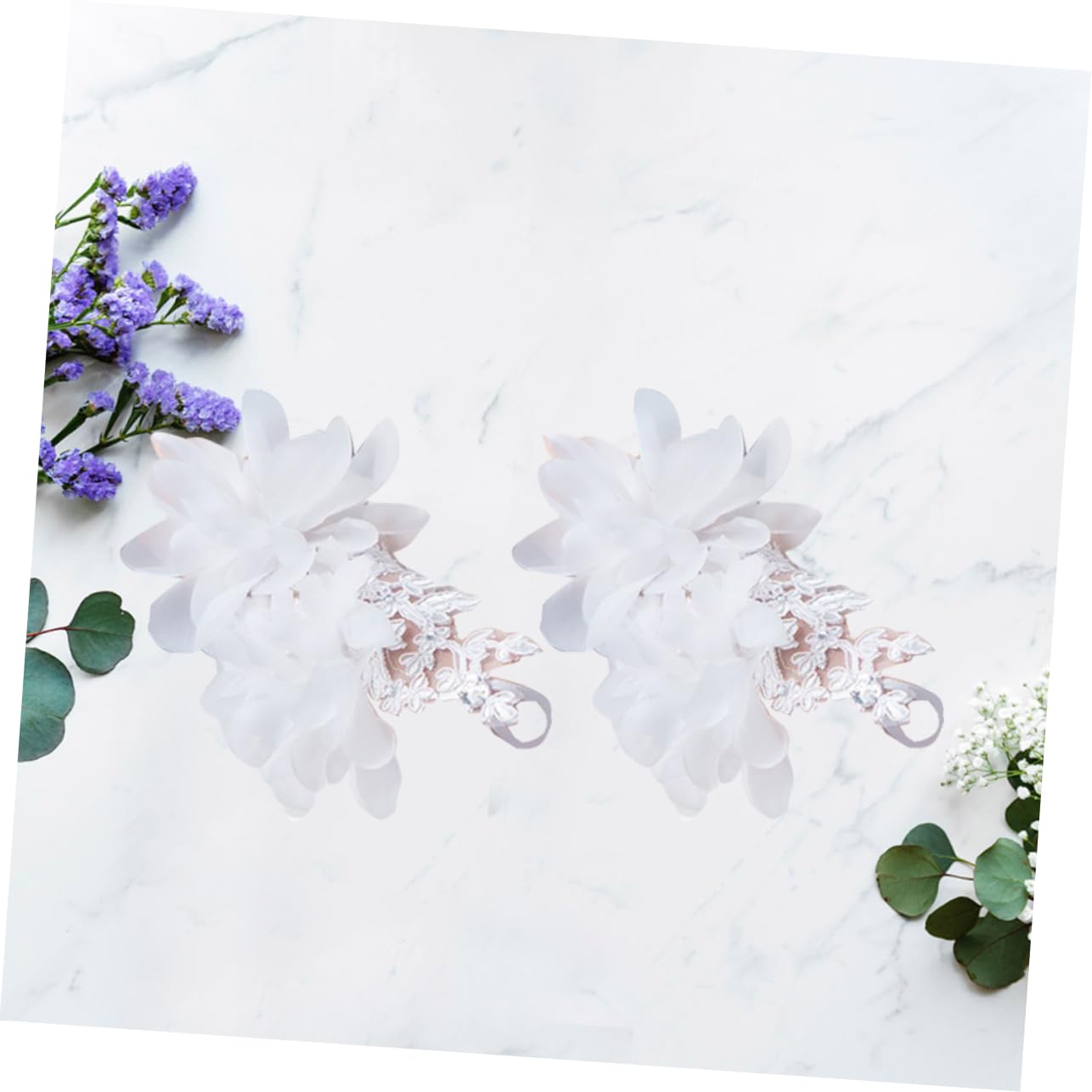 BESPORTBLE Flower Girl Gloves for Wedding Short Gloves Little Boys and Girls Dress Wrist Flower Size Elegant Bridal Accessory Set