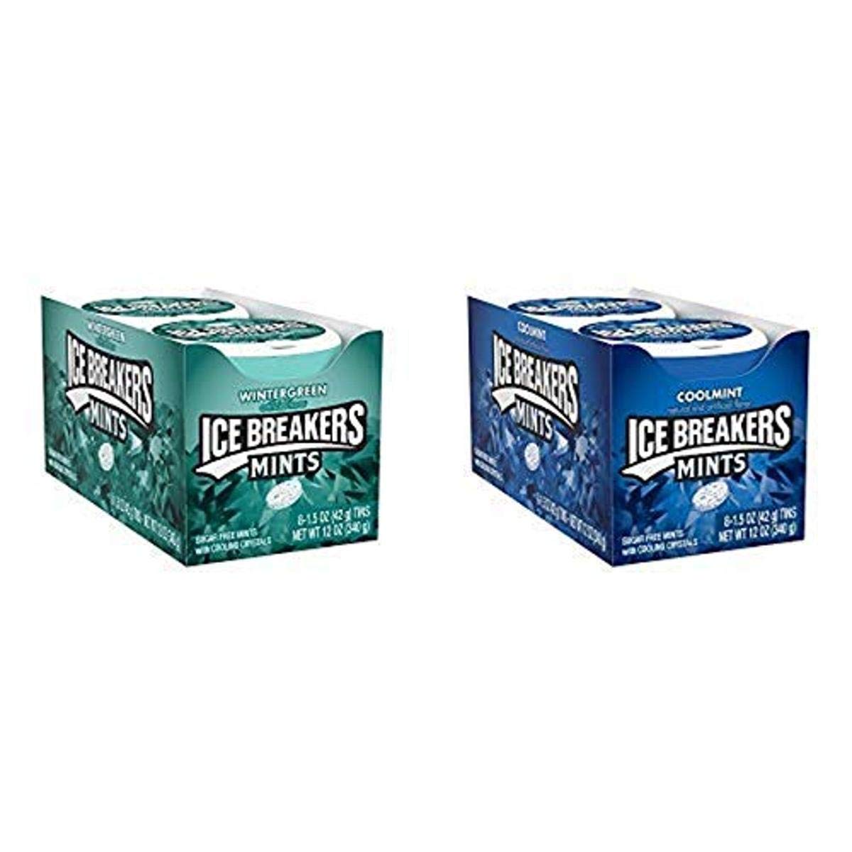 Buy ICE BREAKERS Sugar Free Mints, Wintergreen 1.5 Ounce (Pack of 8