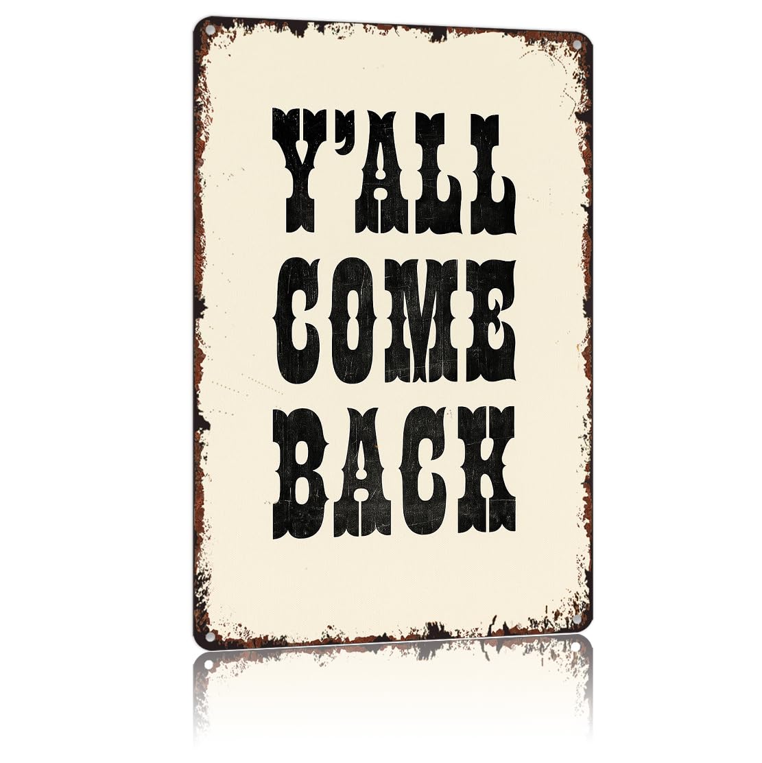 Natural Scenery Nostalgic Style Leisure Room Wall Decor Sign 8x12 Inch