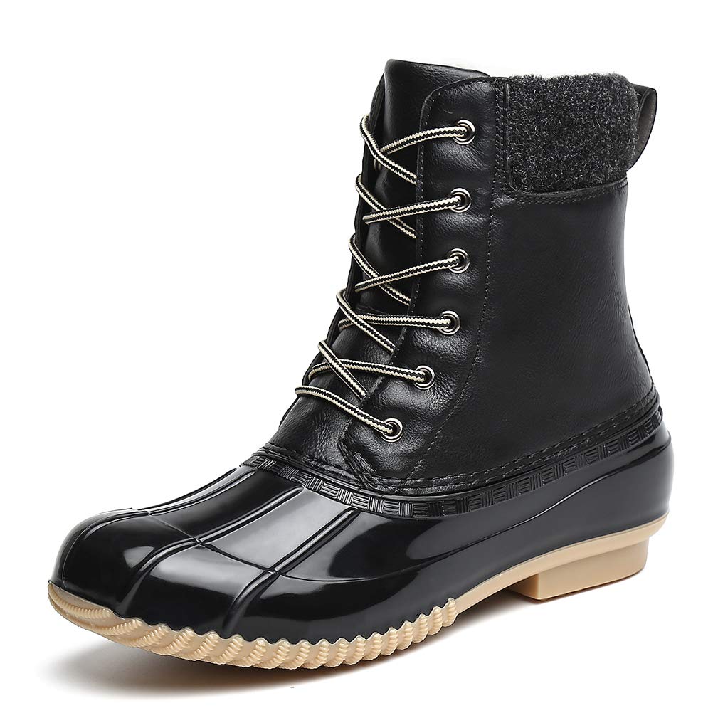 Dannto Winter Rain Snow Boots For Women Fur Lining Waterproof