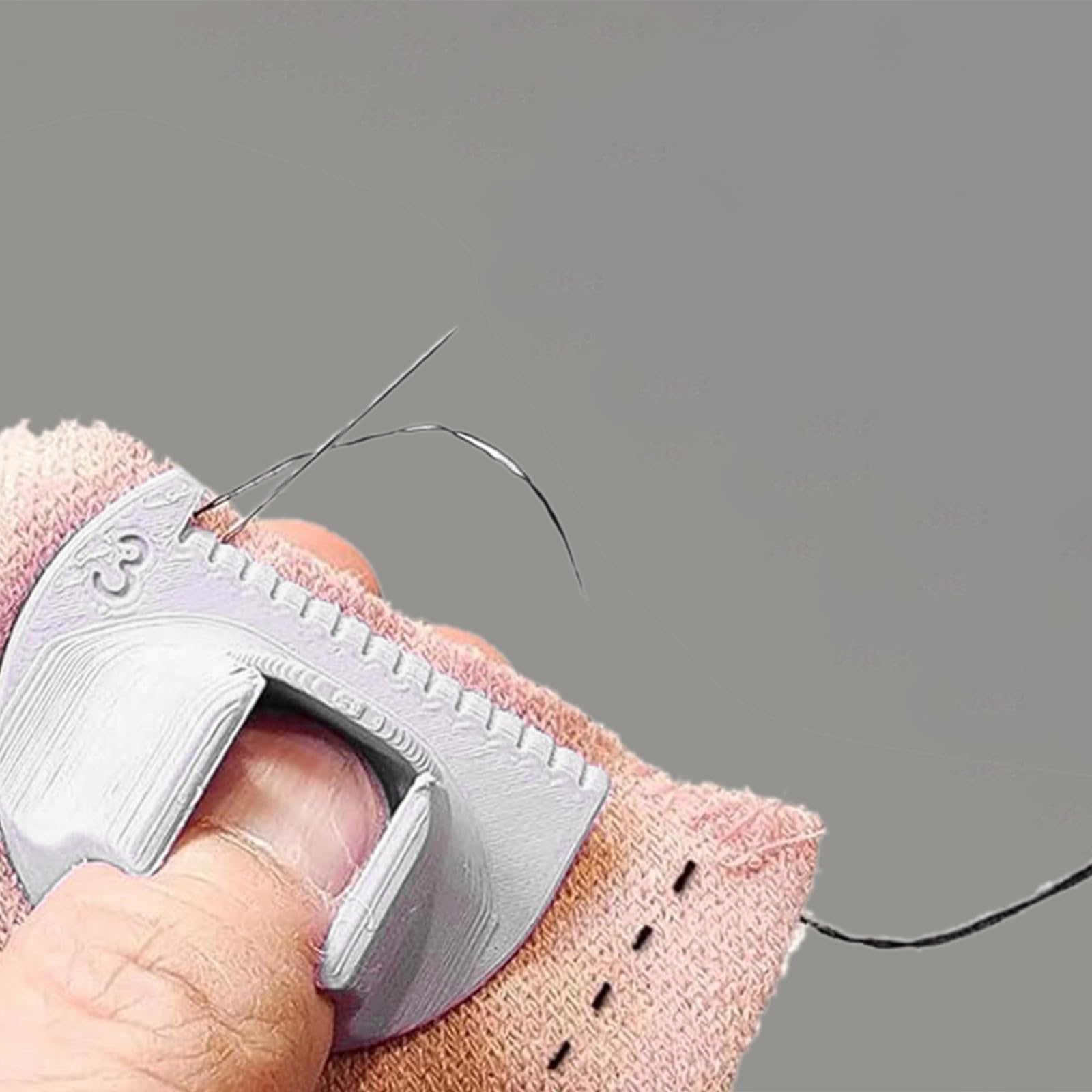 Sewing Needle Gauge Measuring Tool – Finger Ruler Template For Equal Stitches, Quilting & Sewing Aid - View #4
