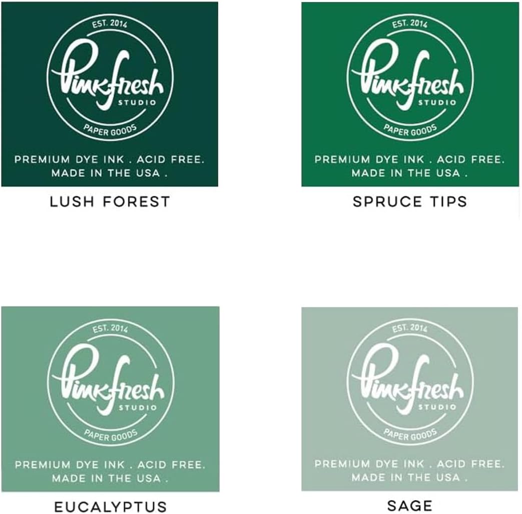 PinkFresh Studio Ink Cubes-Green Gables