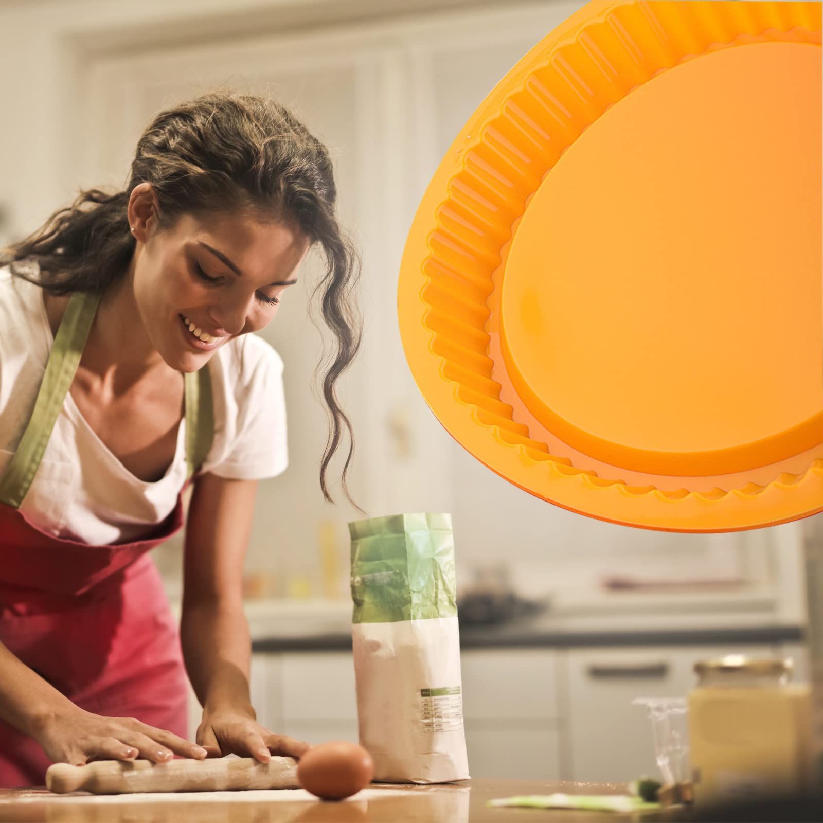 2 Piece Plat a Tarte Silicone oule a Tarte en Silicone oule en 2 Piece Plat a Tarte Silicone oule a Tarte en Silicone oule en