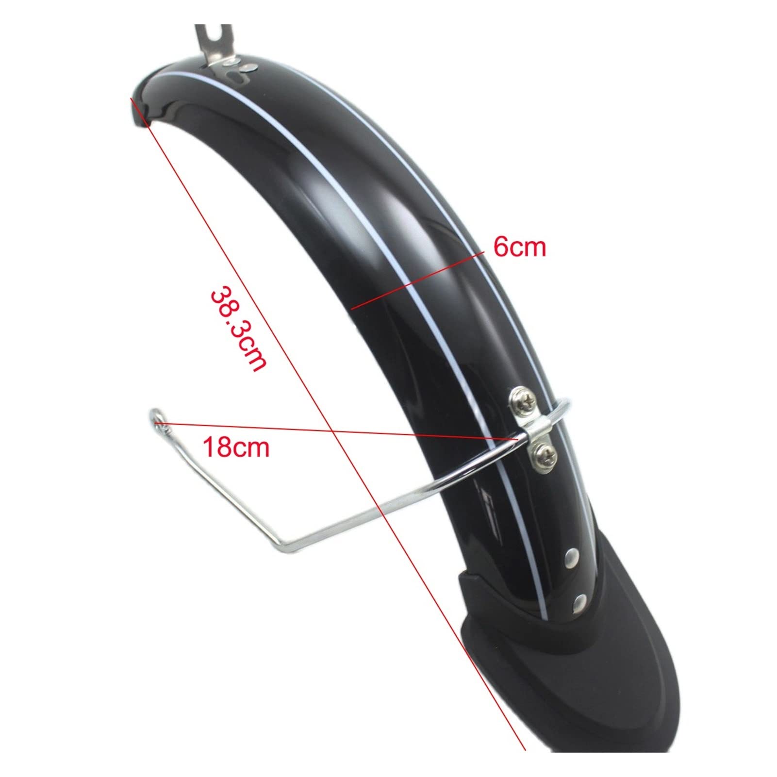 Garde-boue de vélo - Garde-boue avant et arrière, garde-boue de vélo électrique tout compris 14 pouces V1 support en alliage d'aluminium de garde-boue de vélo pliant contre la pluie avec réflecteur