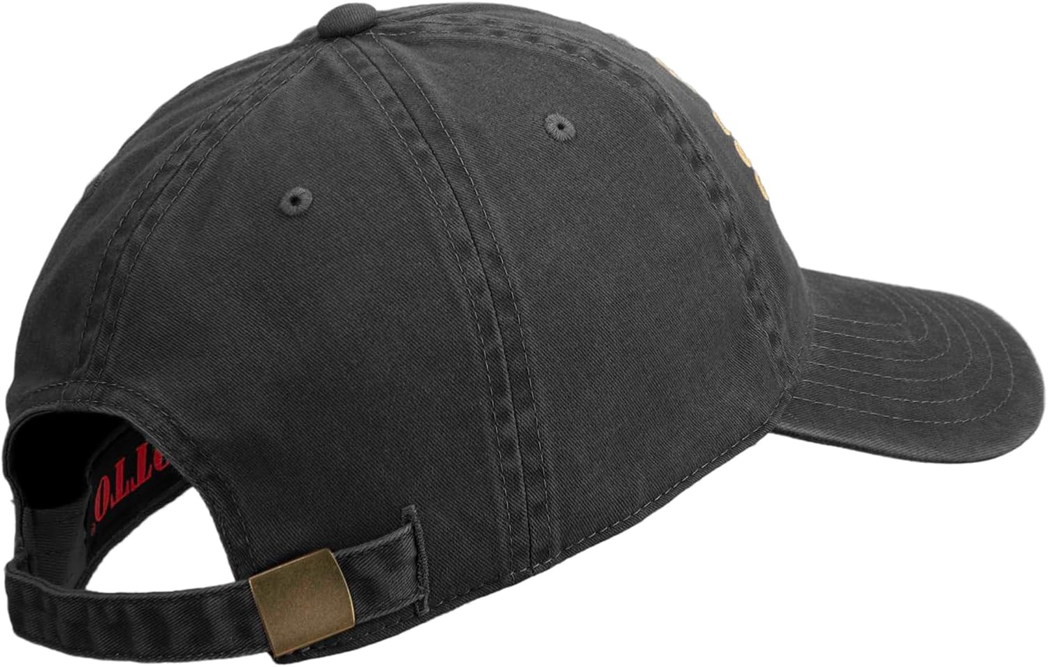U.S. Army 3rd Armored Division Embroidered Washed Solid Pigment Dyed Cotton Twill Brass Buckle Cap